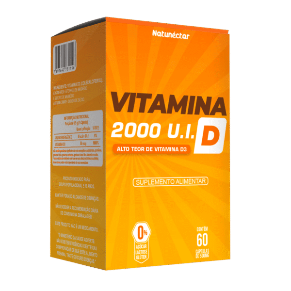 Vitamina D - 60 Cápsulas