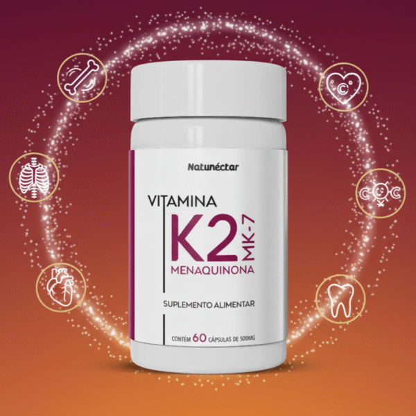 Vitamina K2 MK7 - 60 Cápsulas - Imagem 3