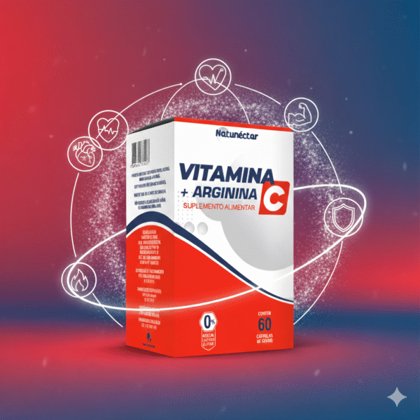 Vitamina C + Arginina - 60 Cápsulas - Imagem 4