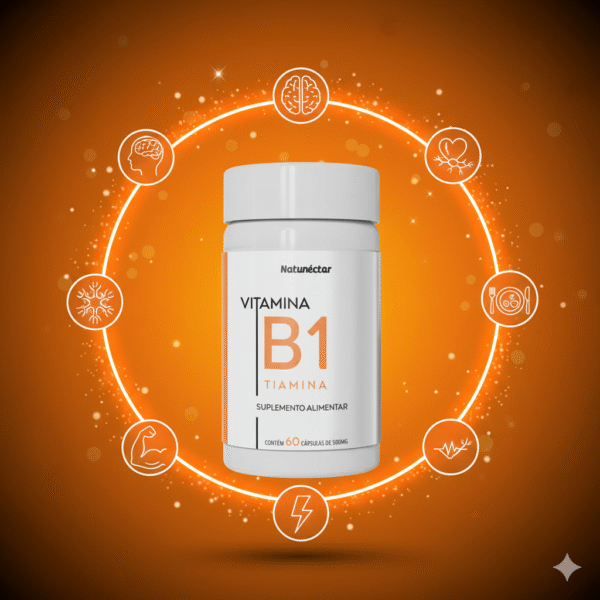Vitamina B1 - 60 Cápsulas - Imagem 3