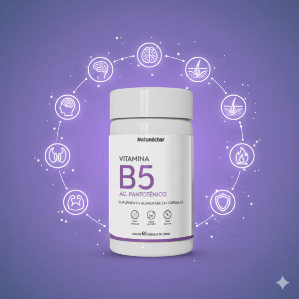 Vitamina B5 - 60 Cápsulas - Imagem 3