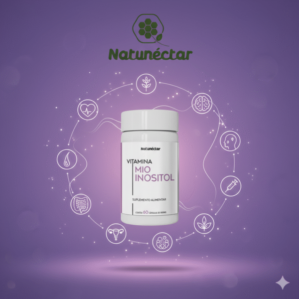 Vitamina Mio-Inositol - 60 Cápsulas - Imagem 3