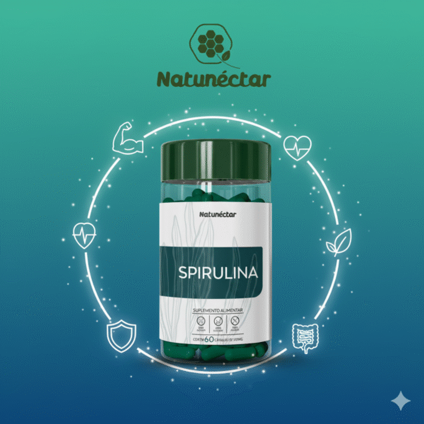 Spirulina - 60 Cápsulas - Imagem 4