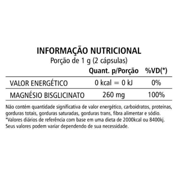 Magnésio Quelato - 60 Cápsulas - Imagem 2