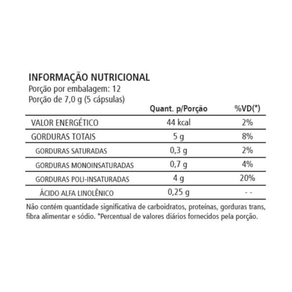 Óleo de Girassol 1400mg - 60 Cápsulas - Imagem 2