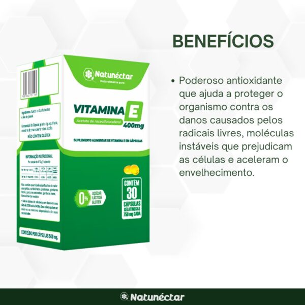 Vitamina E - 30 Cápsulas - Imagem 4