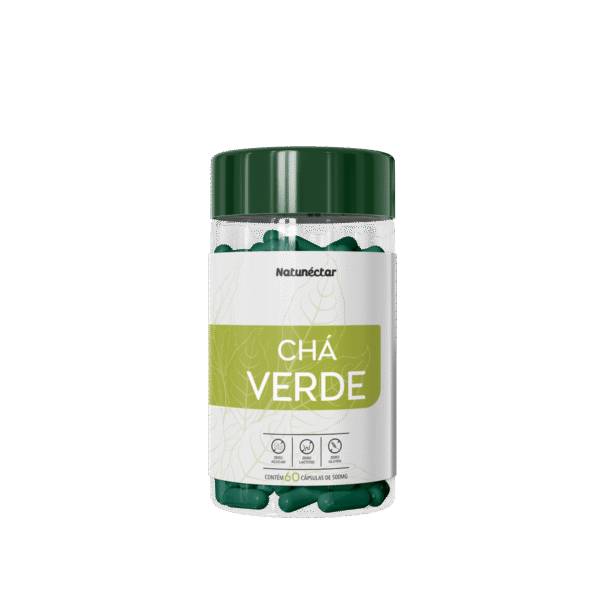 frasco chá verde