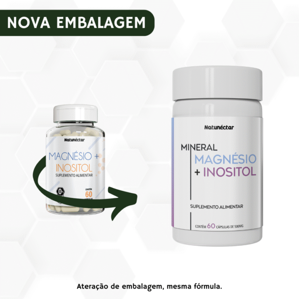 Magnésio + Inositol - 60 Cápsulas - Imagem 3