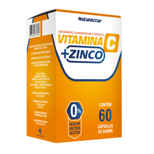 caixa vitamina c + zinco