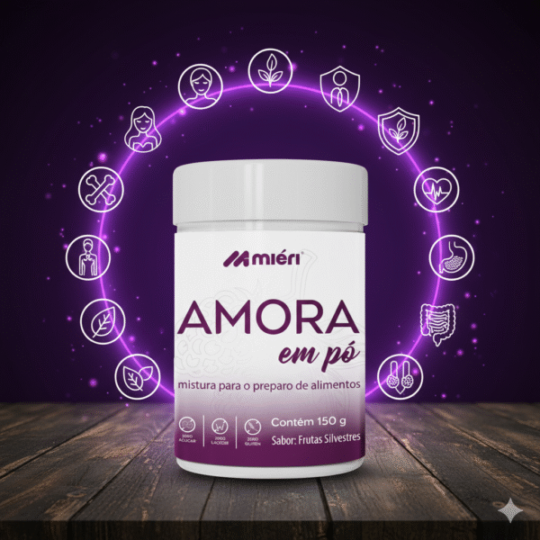 Amora em pó – 150g – Natunéctar