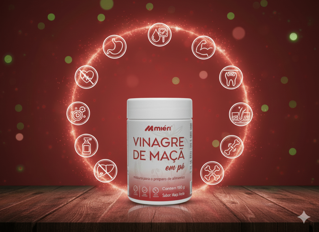 Vinagre de Maçã em pó – 150g – Natunéctar